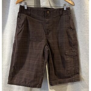 Vans Vintage Cargo Shorts Men's Size‎ 30 Skate Plaid